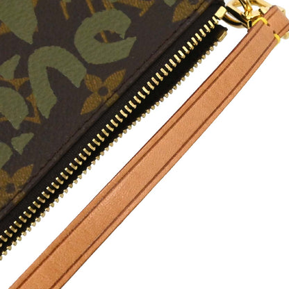 Louis Vuitton Khaki Graffiti Pochette Accessoires Handbag M92191