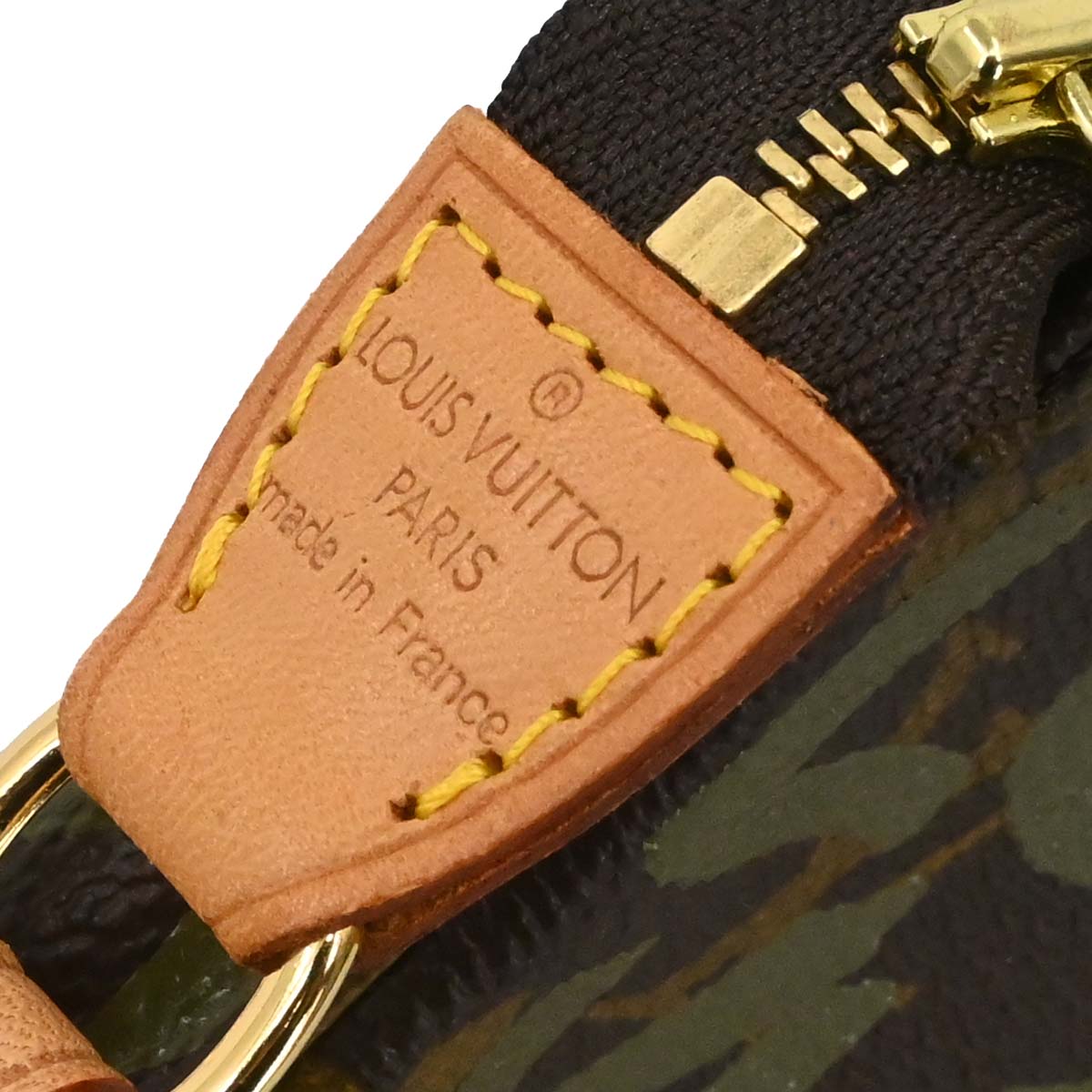 Louis Vuitton Khaki Graffiti Pochette Accessoires Handbag M92191