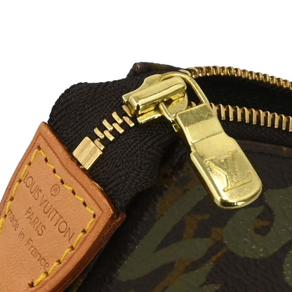Louis Vuitton Khaki Graffiti Pochette Accessoires Handbag M92191
