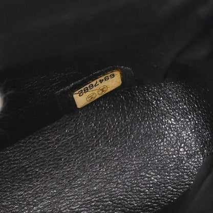 Chanel Black Velvet Camellia Choco Bar Shoulder Bag