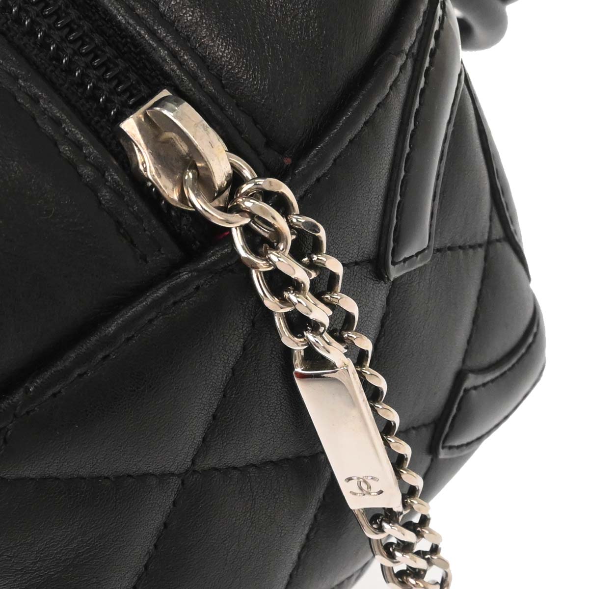 Chanel Black Calfskin Cambon Ligne Handbag