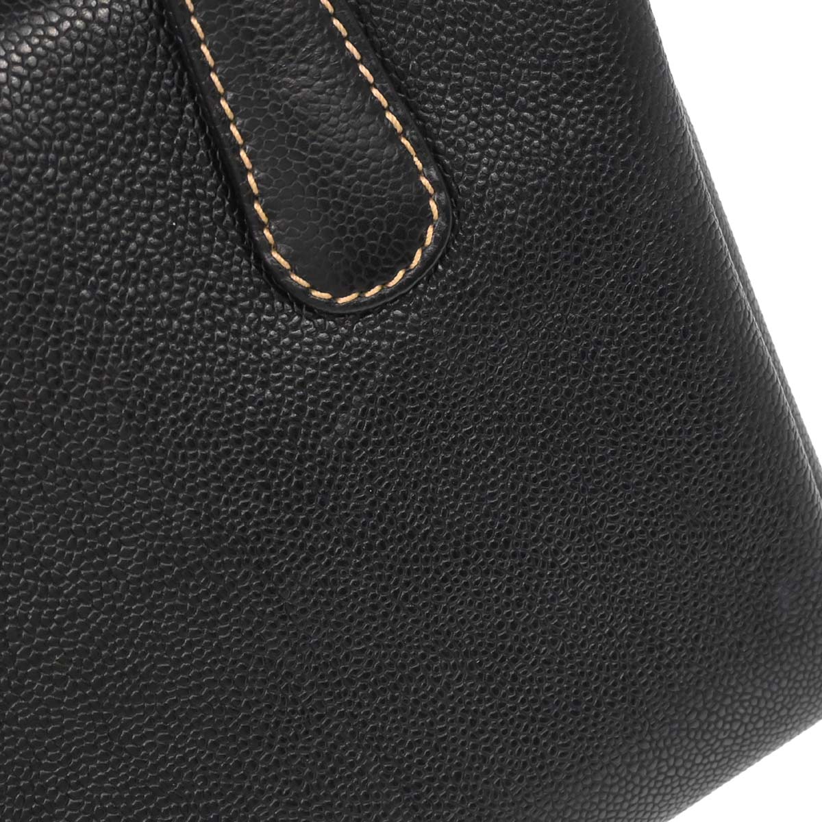 Chanel Black Caviar Skin Handbag