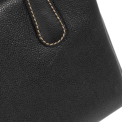 Chanel Black Caviar Skin Handbag