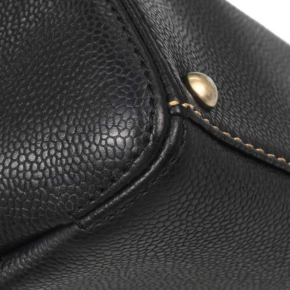 Chanel Black Caviar Skin Handbag