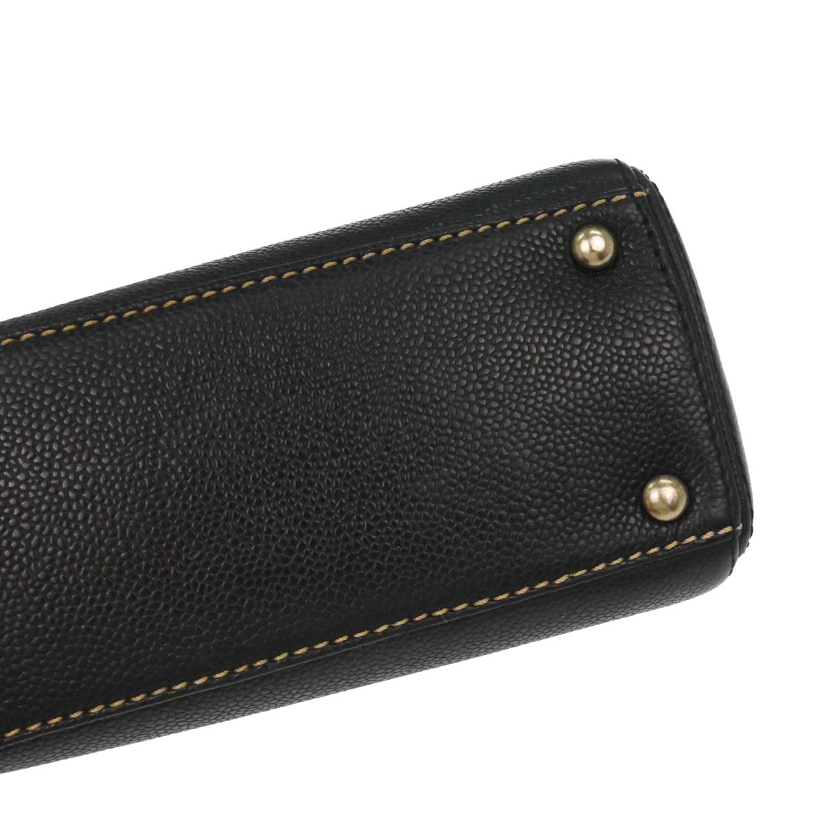 Chanel Black Caviar Skin Handbag