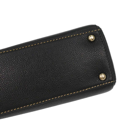 Chanel Black Caviar Skin Handbag
