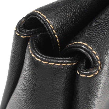 Chanel Black Caviar Skin Handbag