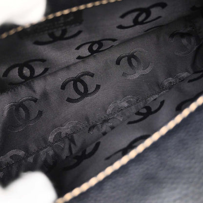 Chanel Black Caviar Skin Handbag