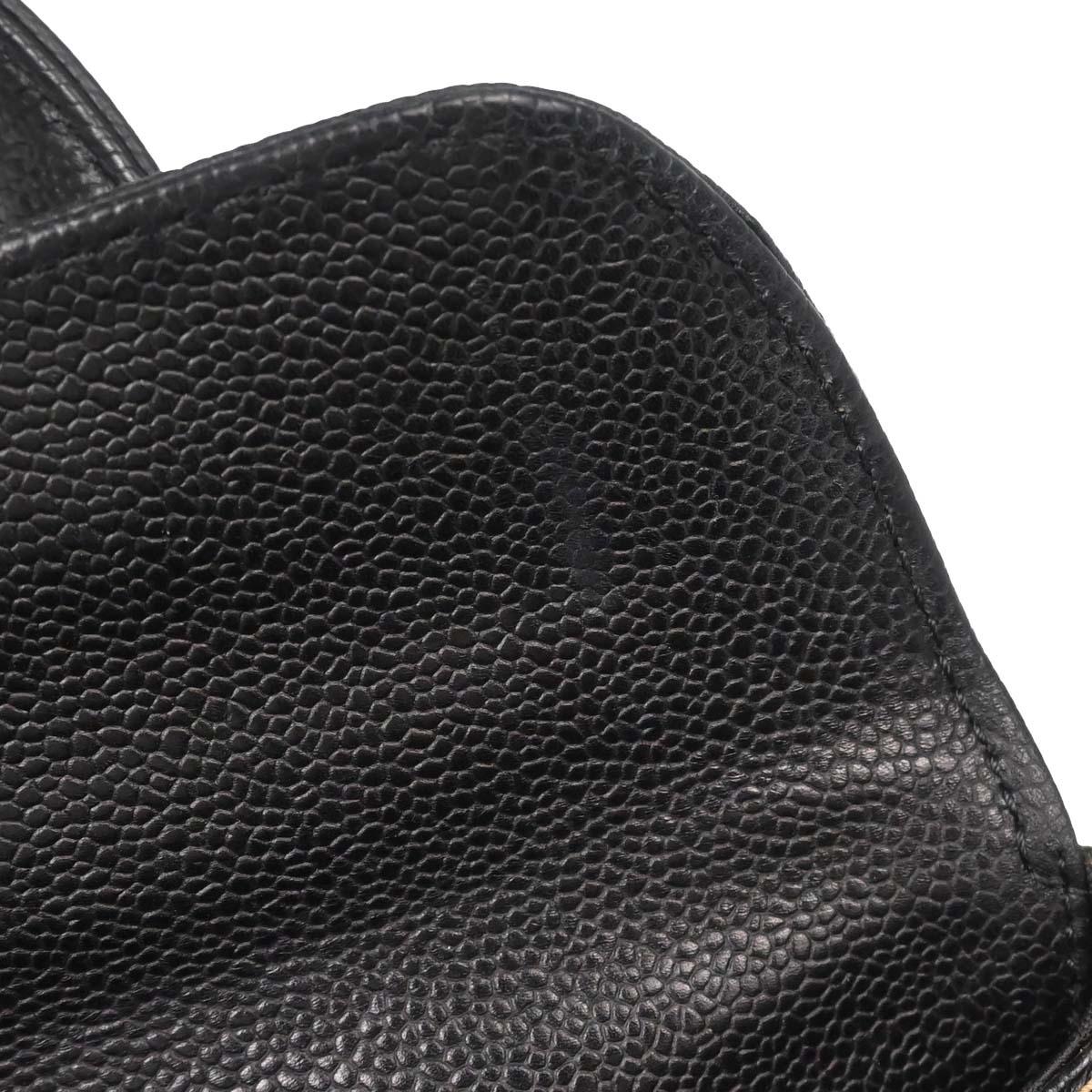 Chanel Black Caviar Skin Handbag