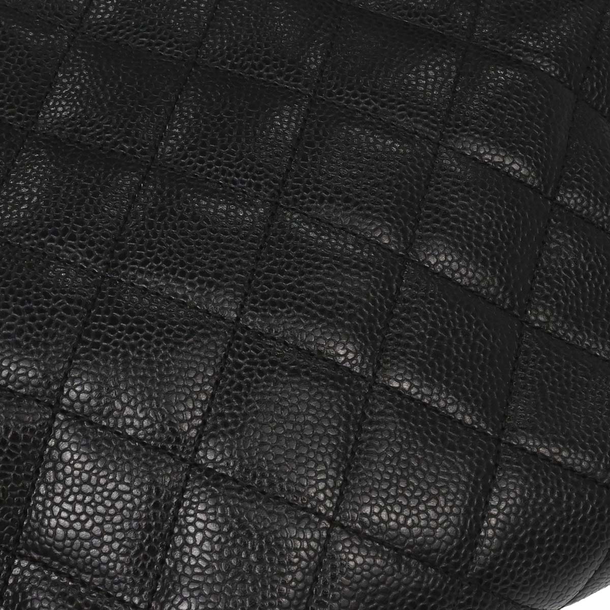 Chanel Black Caviar Skin Petite Timeless Tote PTT Chain Handbag