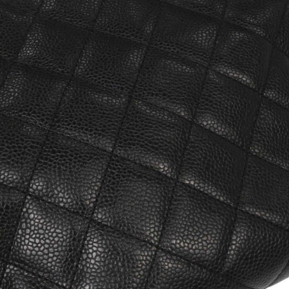 Chanel Black Caviar Skin Petite Timeless Tote PTT Chain Handbag