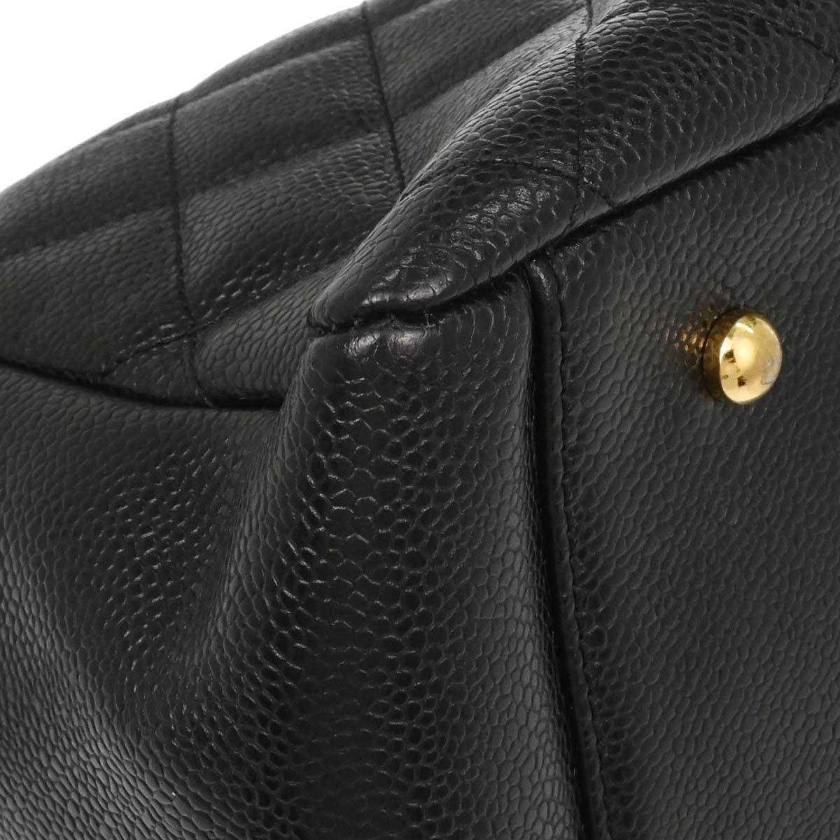 Chanel Black Caviar Skin Petite Timeless Tote PTT Chain Handbag
