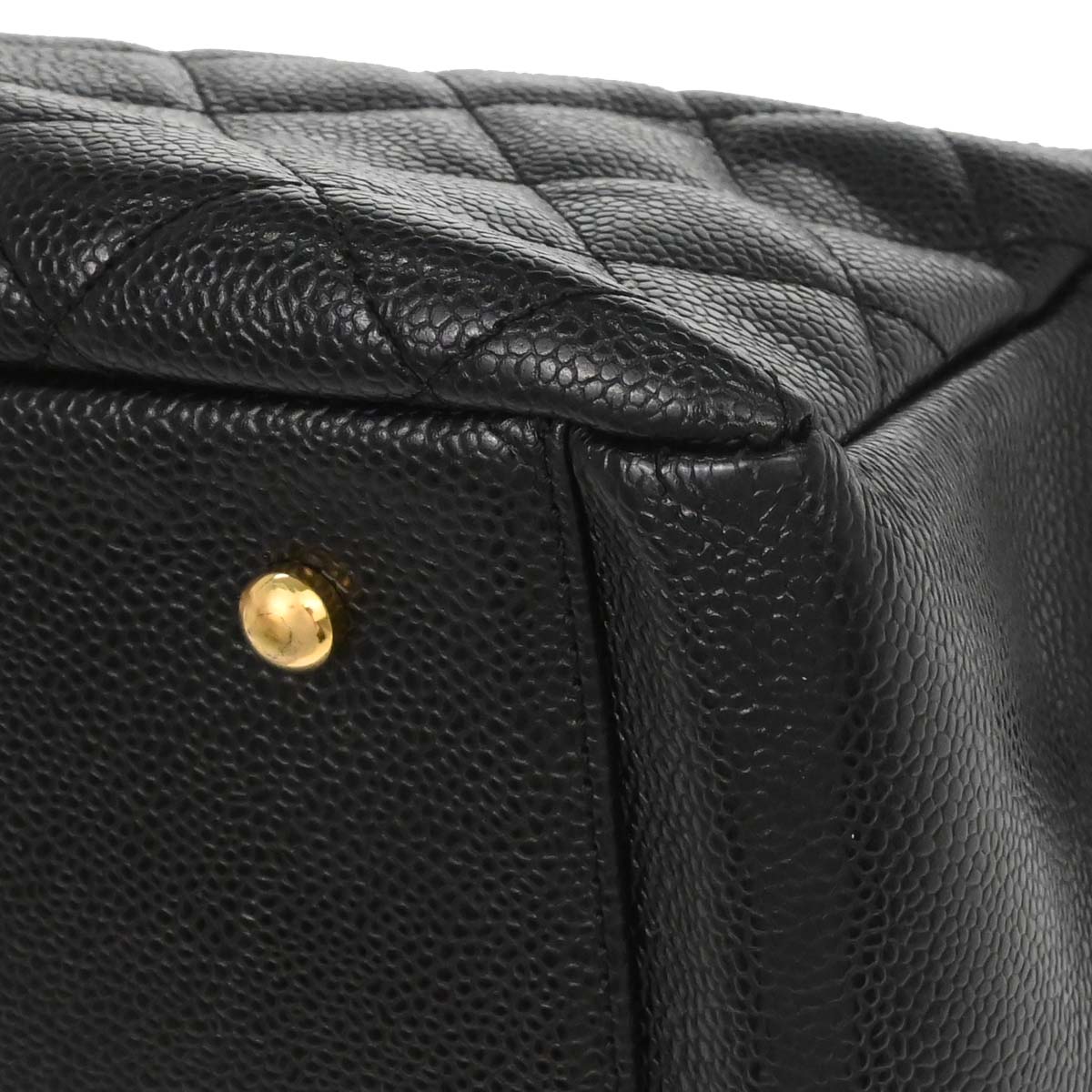 Chanel Black Caviar Skin Petite Timeless Tote PTT Chain Handbag