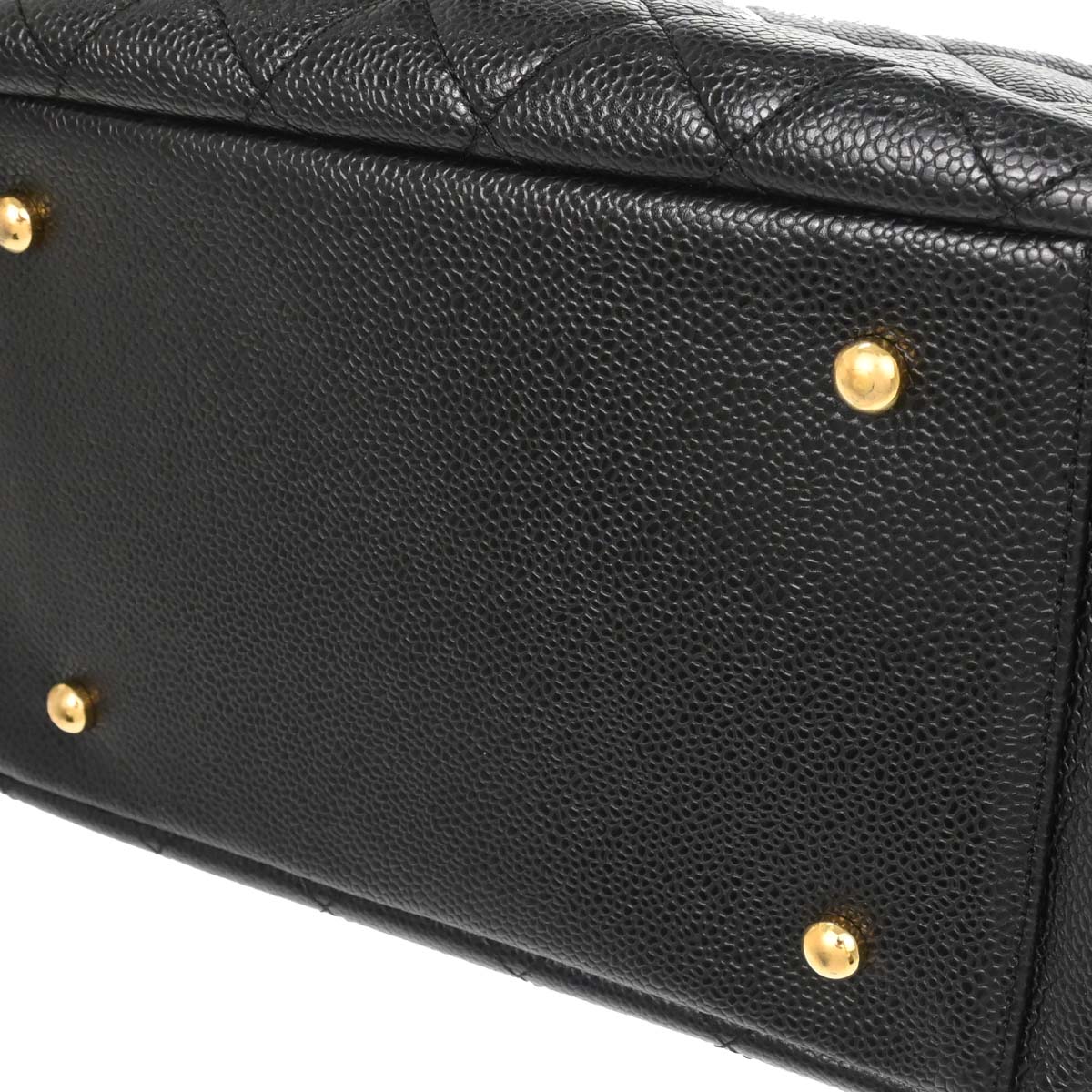 Chanel Black Caviar Skin Petite Timeless Tote PTT Chain Handbag