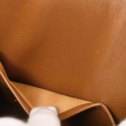 Hermes * Chestnut Ostrich Kelly 28 Sellier 2way Shoulder Handbag