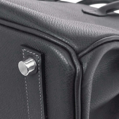 Hermes Graphite Epsom Birkin 25 Handbag