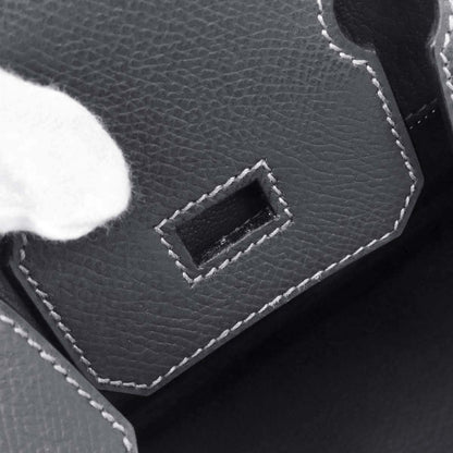 Hermes Graphite Epsom Birkin 25 Handbag