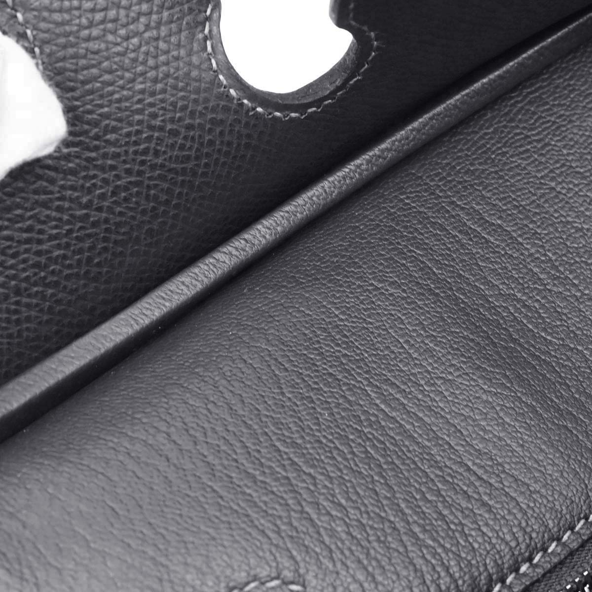 Hermes Graphite Epsom Birkin 25 Handbag