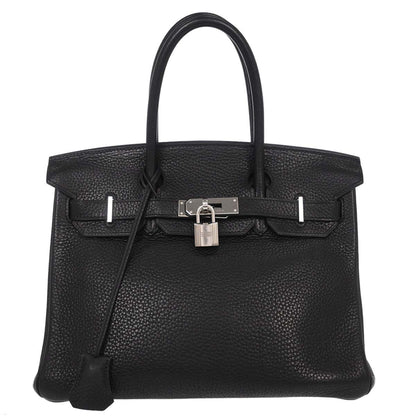 Hermes Black Togo Birkin 30 Handbag