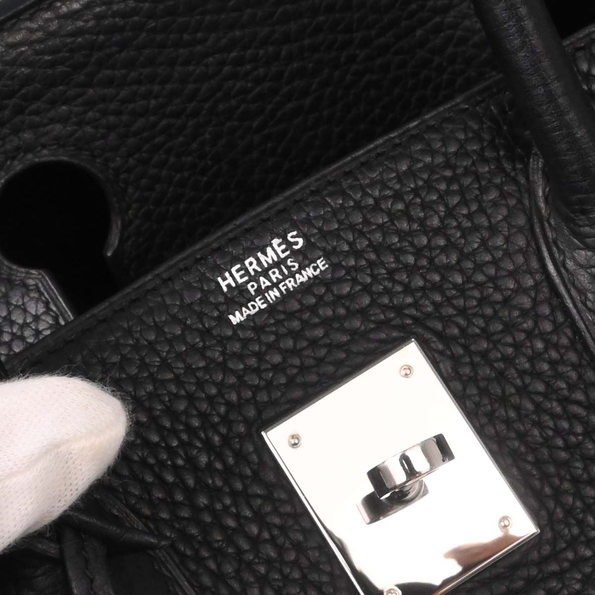 Hermes Black Togo Birkin 30 Handbag