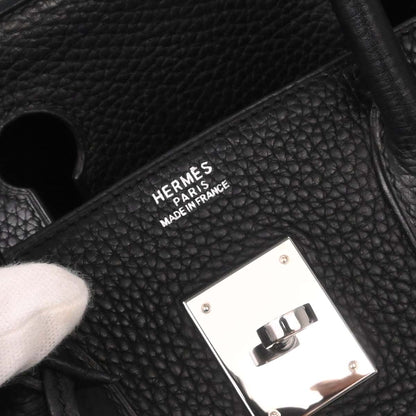 Hermes Black Togo Birkin 30 Handbag