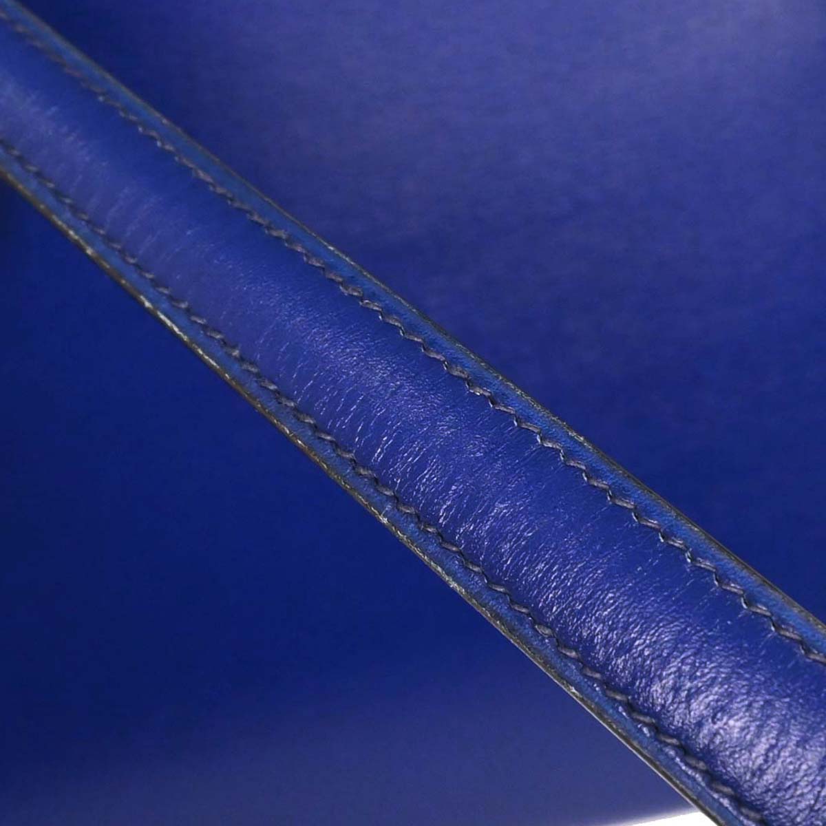 Hermes Blue Saphir Box Calf Mini Kelly 20 Sellier Handbag