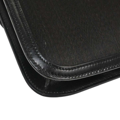Hermes Black Crinoline Box Calf Constance 23 Shoulder Bag