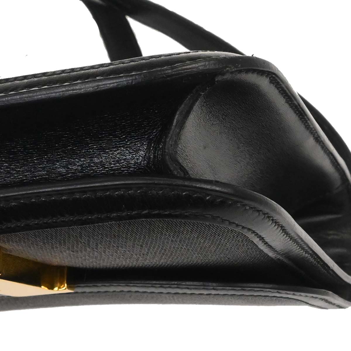 Hermes Black Crinoline Box Calf Constance 23 Shoulder Bag