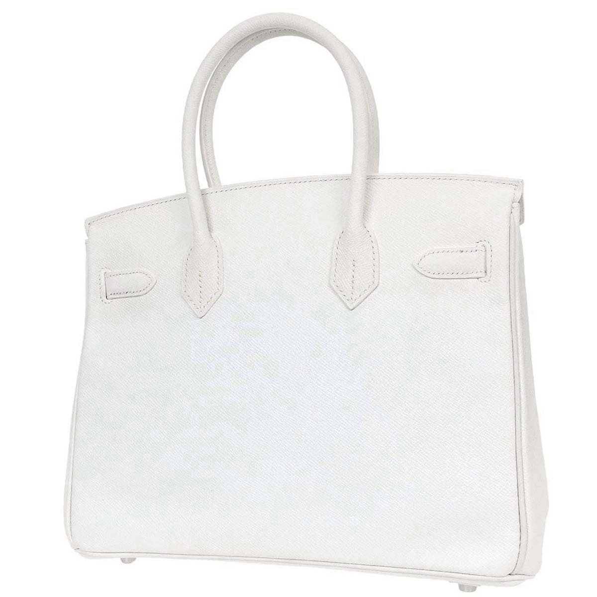 Hermes White Epsom Birkin 30 Handbag