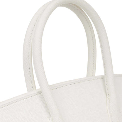 Hermes White Epsom Birkin 30 Handbag