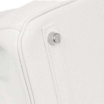 Hermes White Epsom Birkin 30 Handbag