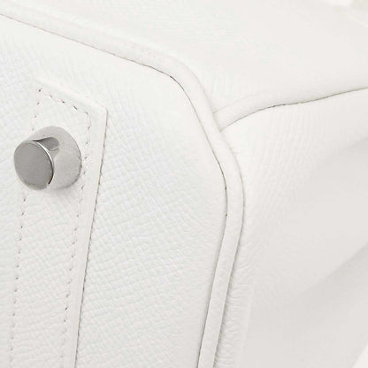 Hermes White Epsom Birkin 30 Handbag
