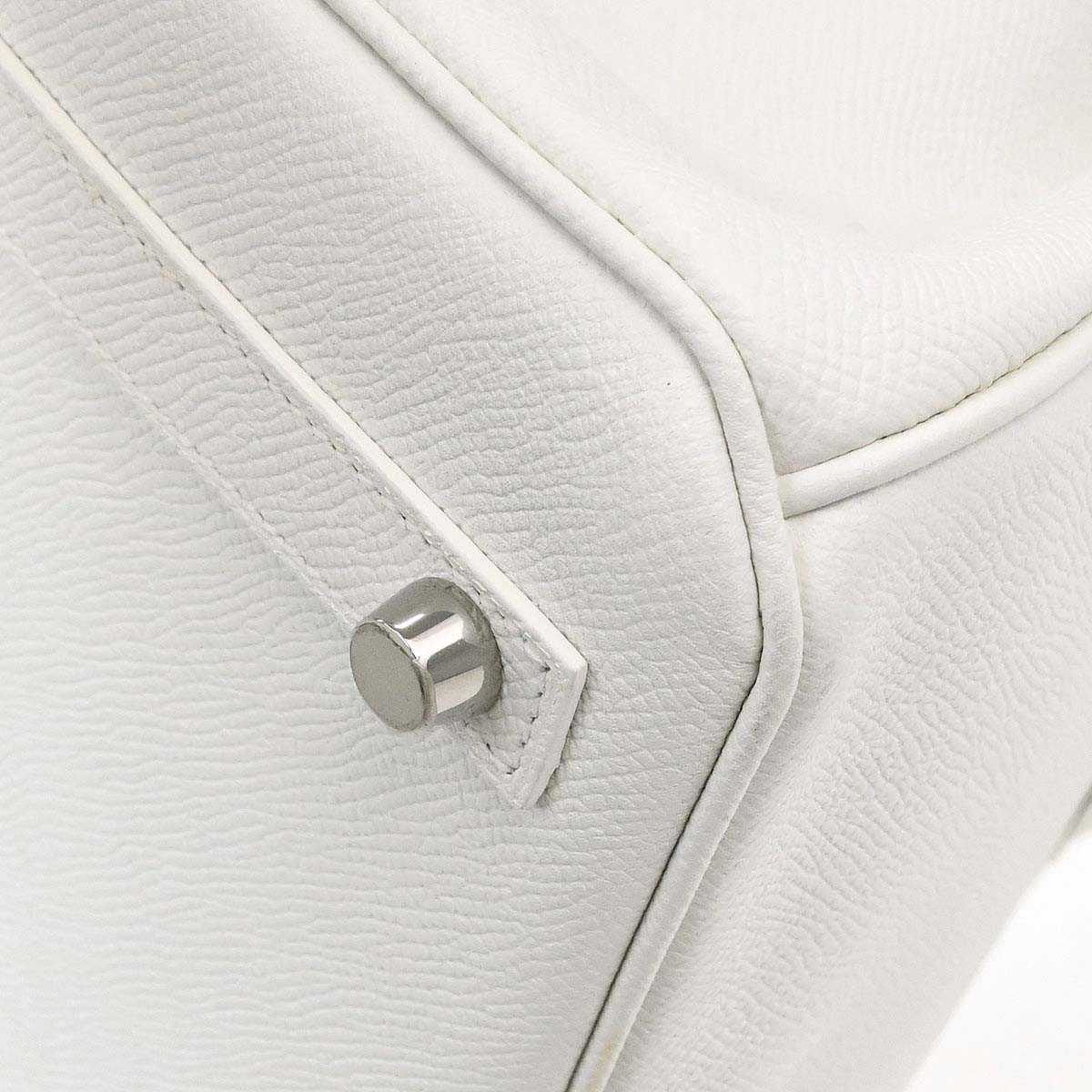 Hermes White Epsom Birkin 30 Handbag