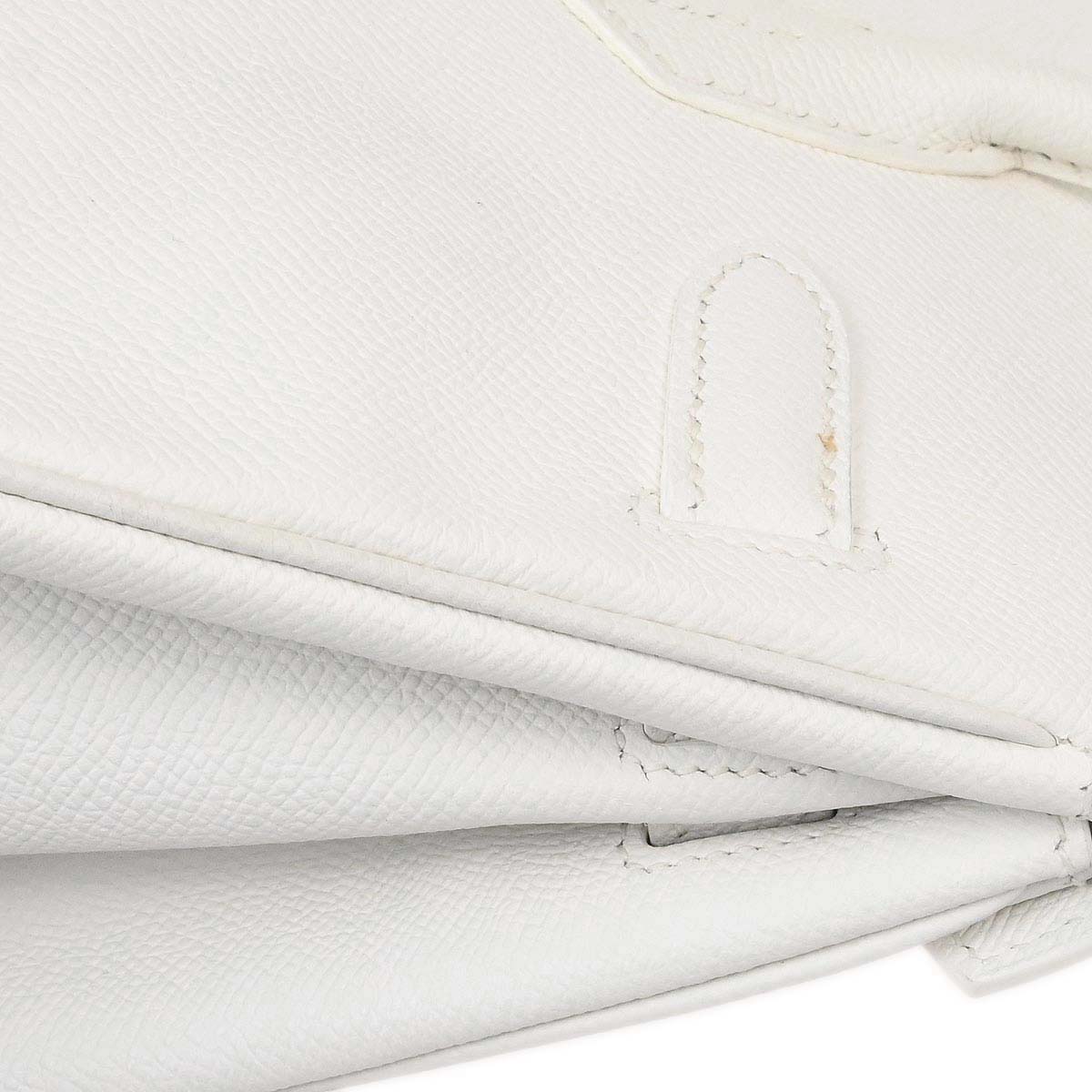Hermes White Epsom Birkin 30 Handbag