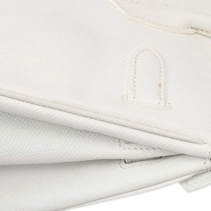 Hermes White Epsom Birkin 30 Handbag