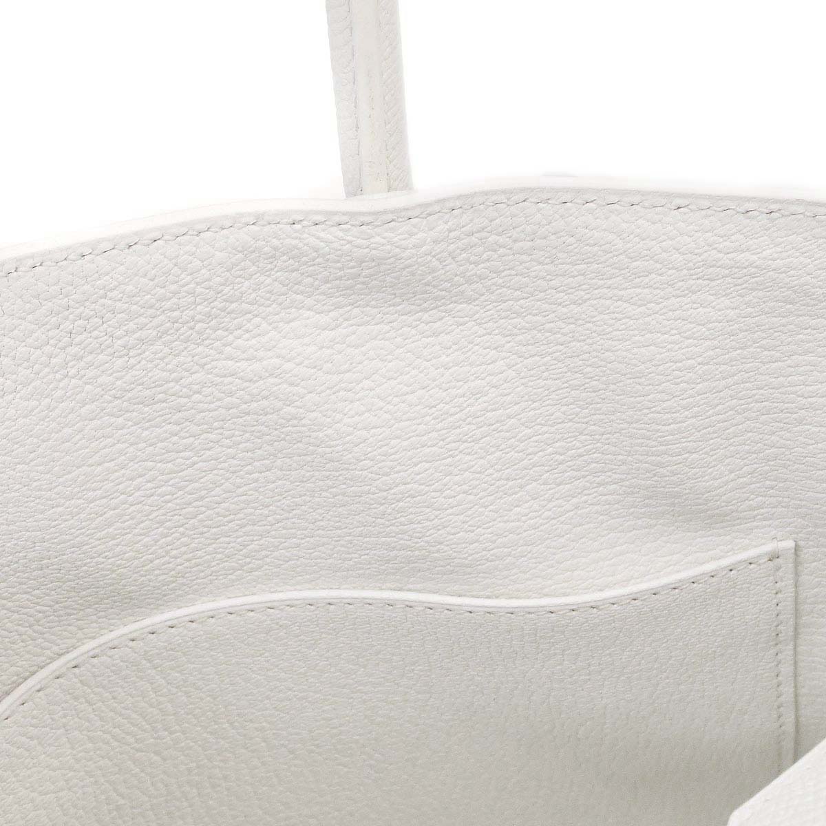 Hermes White Epsom Birkin 30 Handbag