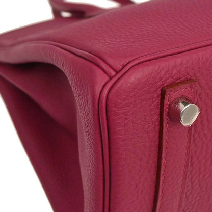 Hermes Ruby Togo Birkin 25 Handbag