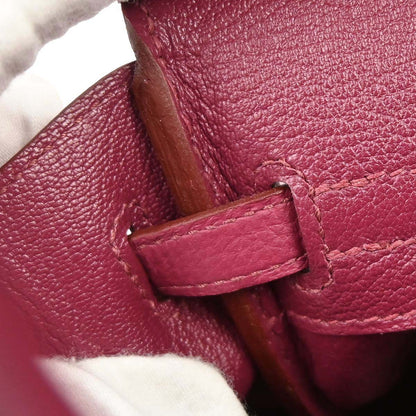 Hermes Ruby Togo Birkin 25 Handbag