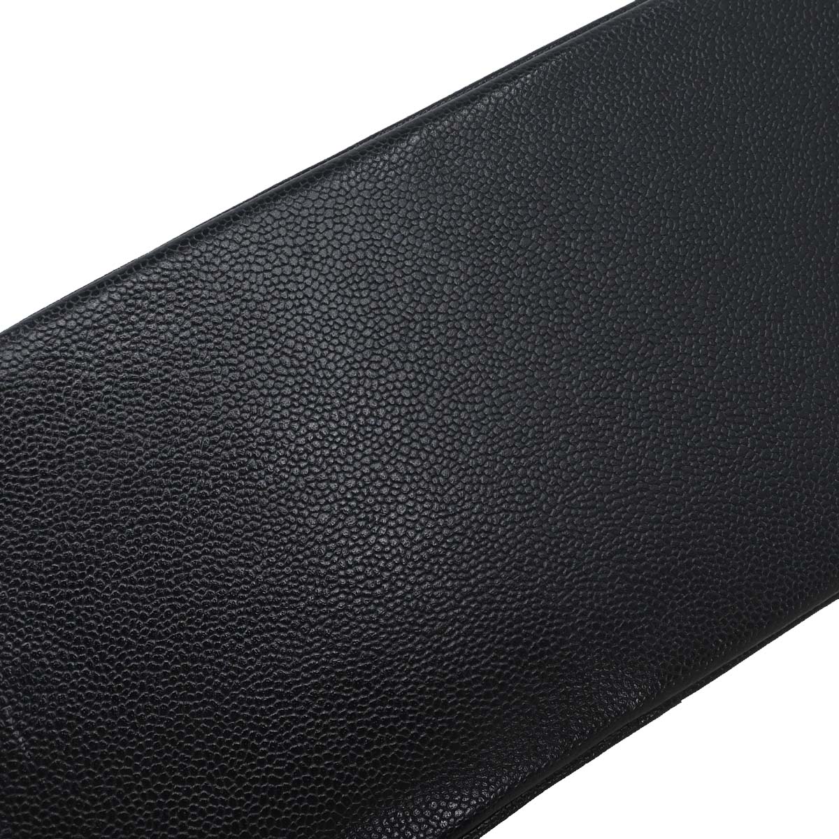 Chanel 2000-2002 Black Caviar Skin Medallion Tote Handbag