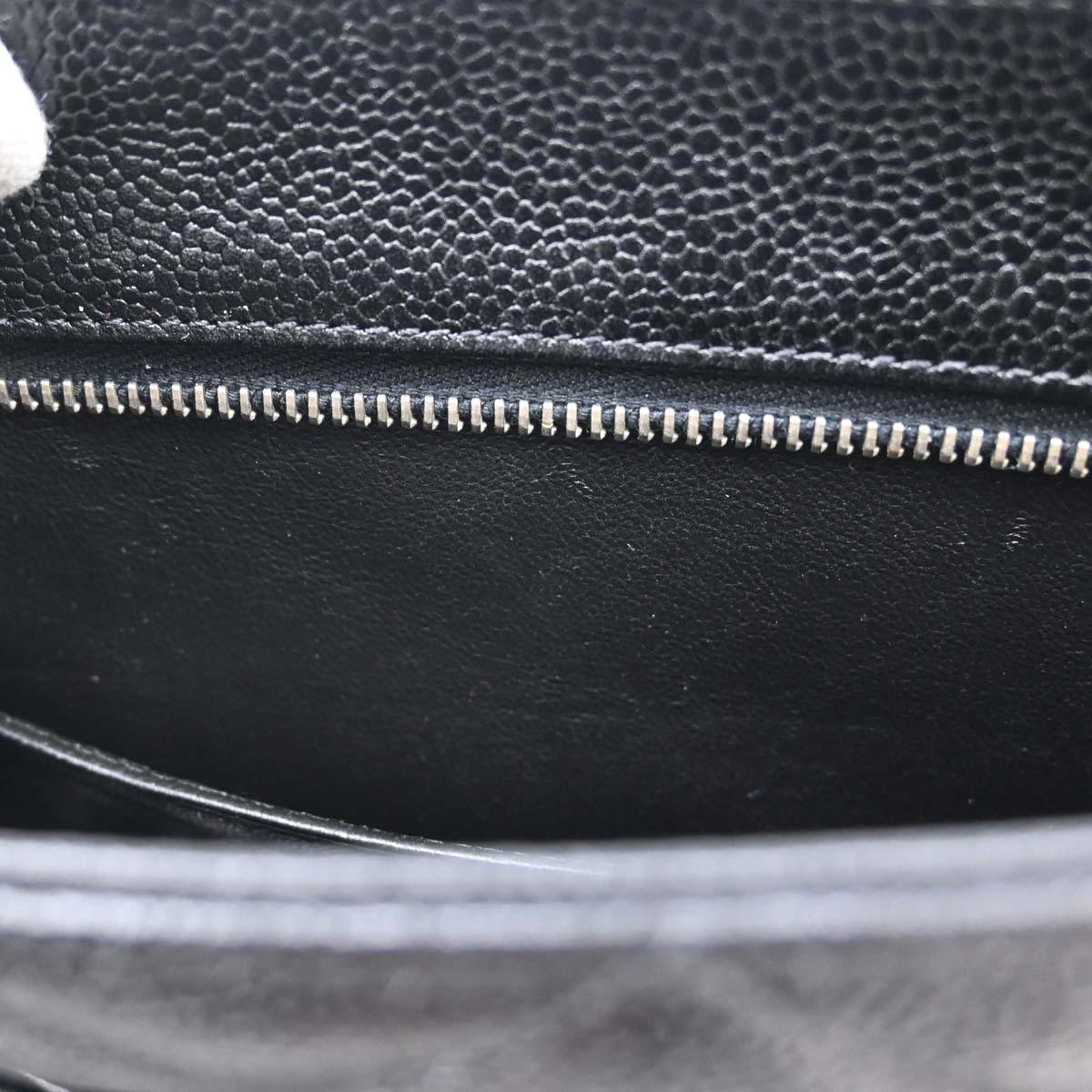 Chanel 2000-2002 Black Caviar Skin Medallion Tote Handbag