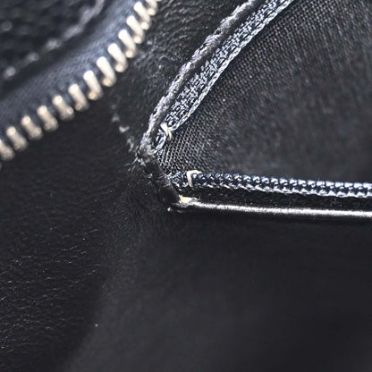 Chanel 2000-2002 Black Caviar Skin Medallion Tote Handbag