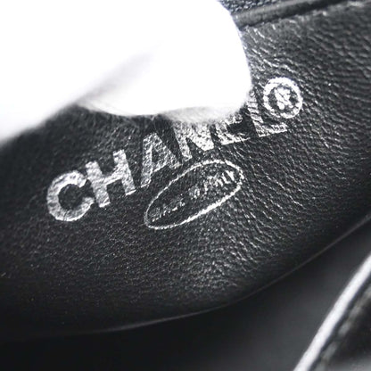 Chanel 2000-2002 Black Caviar Skin Medallion Tote Handbag
