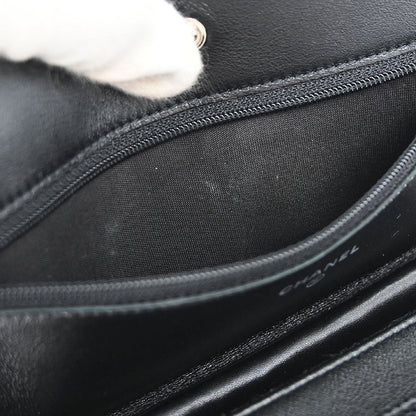 Chanel Black Caviar Skin Timeless WOC Wallet on Chain Bag