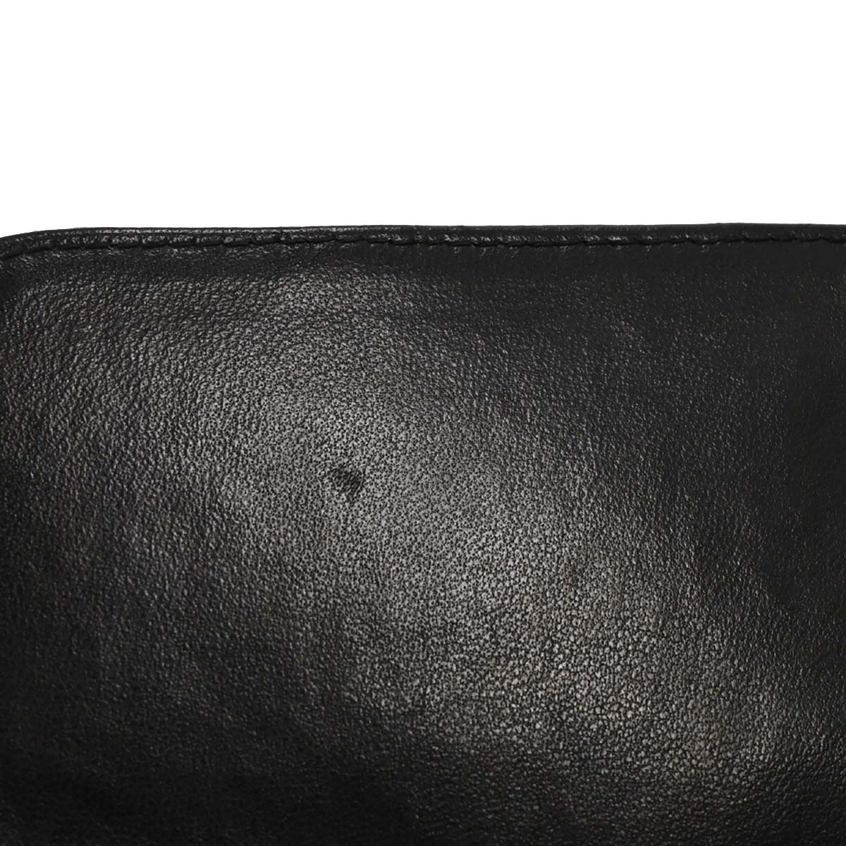 Chanel Black Lambskin Single Flap Shoulder Bag