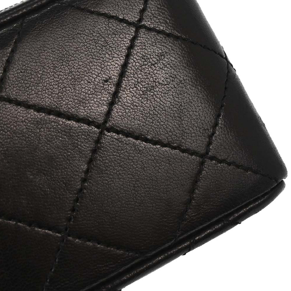 Chanel Black Lambskin Mini Classic Square Flap Shoulder Bag 17
