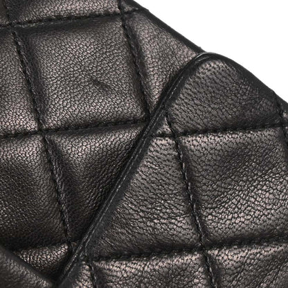 Chanel Black Lambskin Mini Classic Square Flap Shoulder Bag 17
