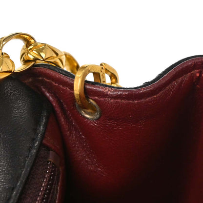Chanel Black Lambskin Mini Classic Square Flap Shoulder Bag 17