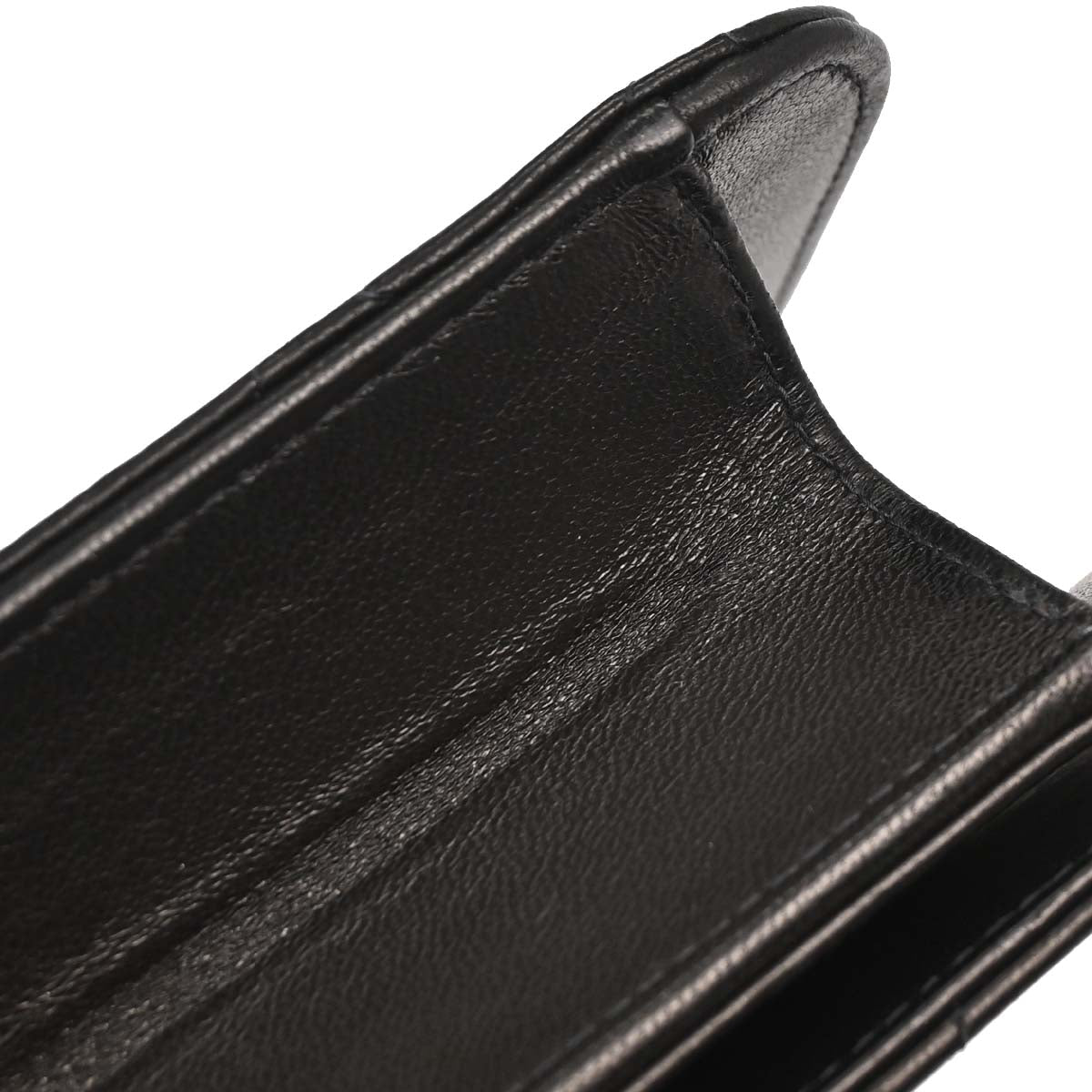 Chanel Black Lambskin Turnlock Small Full Flap Shoulder Bag