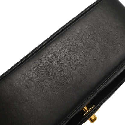 Chanel Black Lambskin Small Diana Shoulder Bag