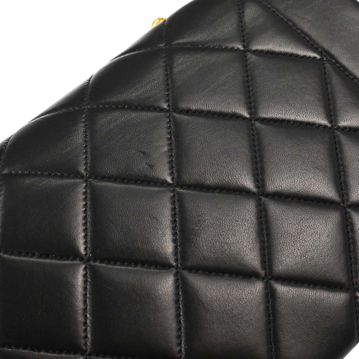 Chanel Black Lambskin Small Diana Shoulder Bag